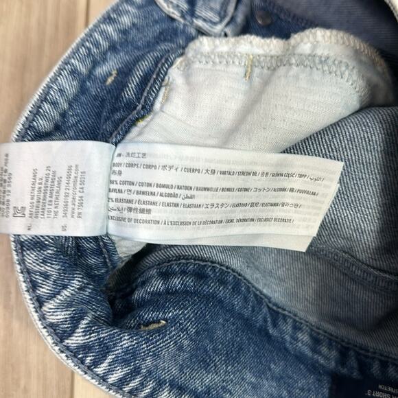 Hollister Women's Light Blue Denim Shorts - Picture 4 of 7